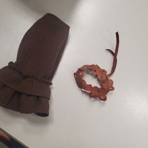 BRATZ DOLL LOT MGA CLOTHING STRUT IT YASMIN BROWN SKIRT & Belt